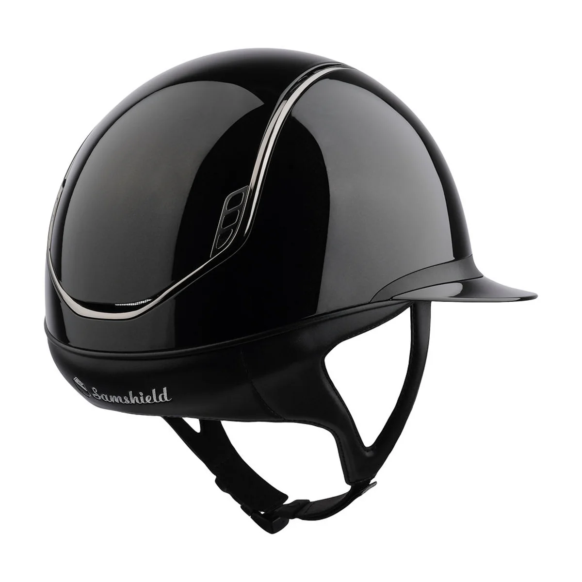Samshield 2.0 Miss Shadowglossy with Black Chrome Helmet