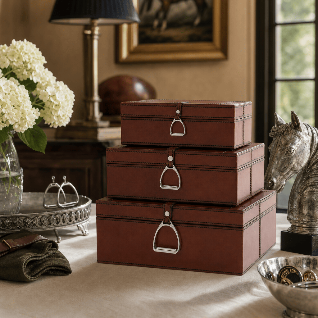 Stirrup Med Leather Box