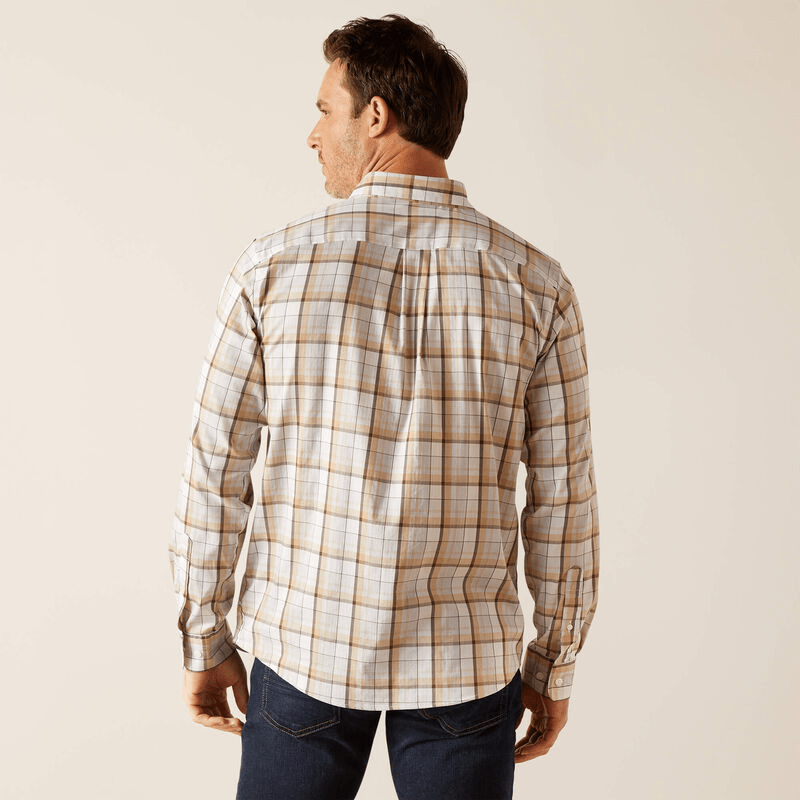 Ariat Men's Napa Shirt - Tan Check
