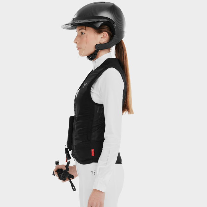 Horse Pilot Twist'Air 2.0 Airbag Vest - Junior's Sizing - Black