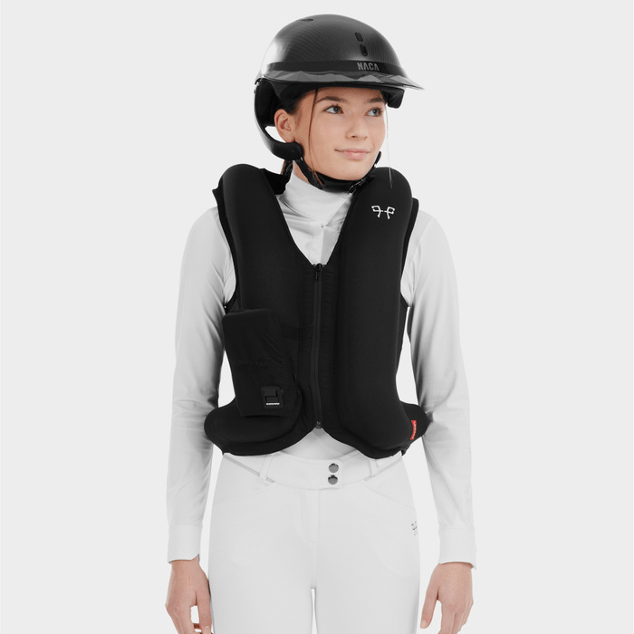 Horse Pilot Twist'Air 2.0 Airbag Vest - Junior's Sizing - Black