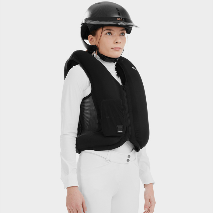 Horse Pilot Twist'Air 2.0 Airbag Vest - Junior's Sizing - Black