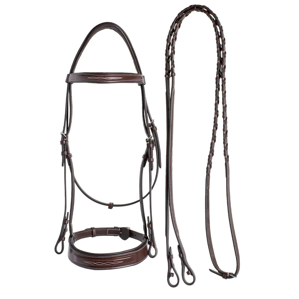 Black Oak Tupelo Bridle - With Reins