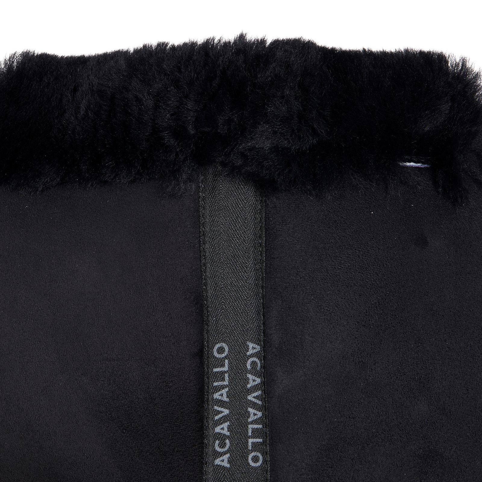 Acavallo Suede Half Pad with Sheepskin Flat