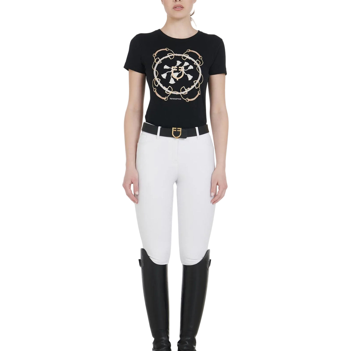Equestro High-Waisted Full Seat Breech - Fleece lined