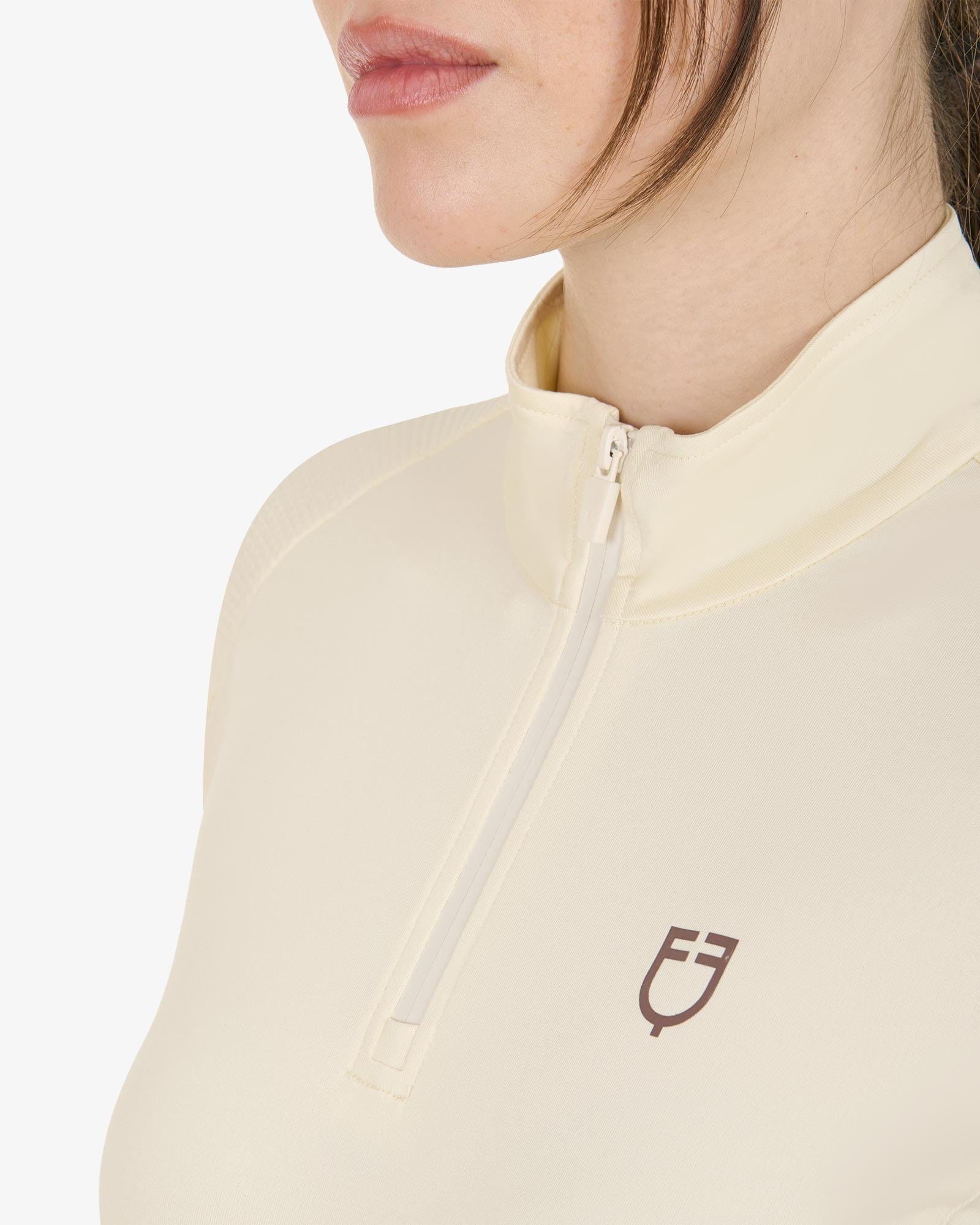 Equestro Women's Slim Fit Long Sleeve Base Layer