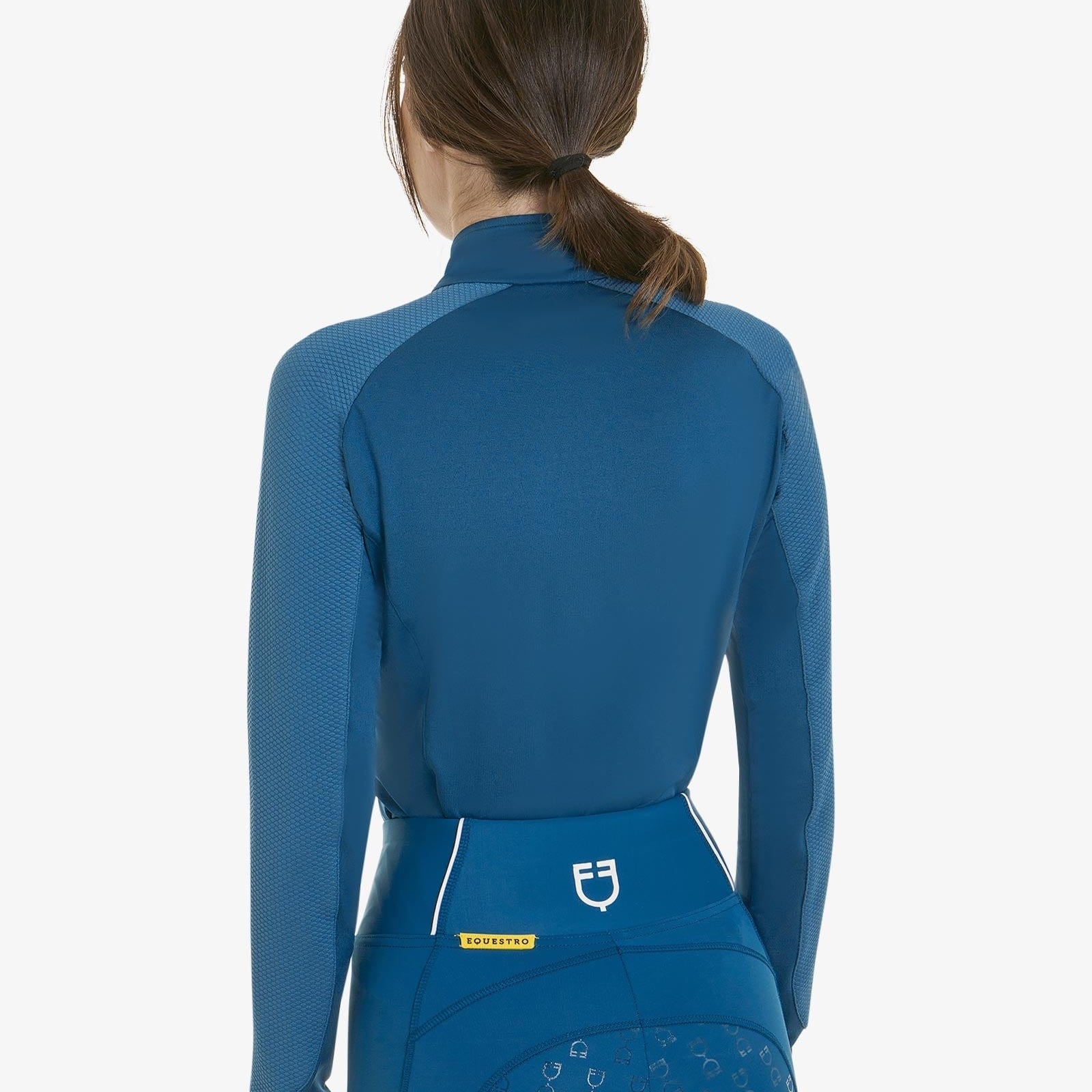 Equestro Women's Slim Fit Long Sleeve Base Layer