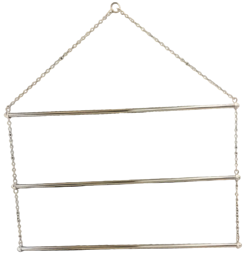 Chrome Hanging Horse Blanket Storage Rack