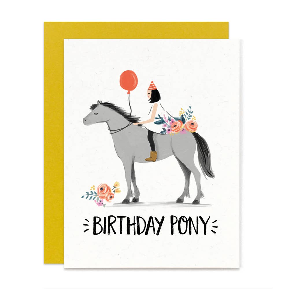 Birthday Pony Card