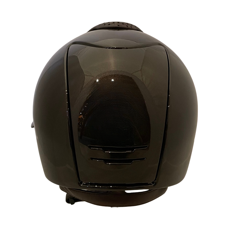 KEP Cromo 2.0 Polish Metal Brown with Brown Verona Insert Polo Brim Helmet