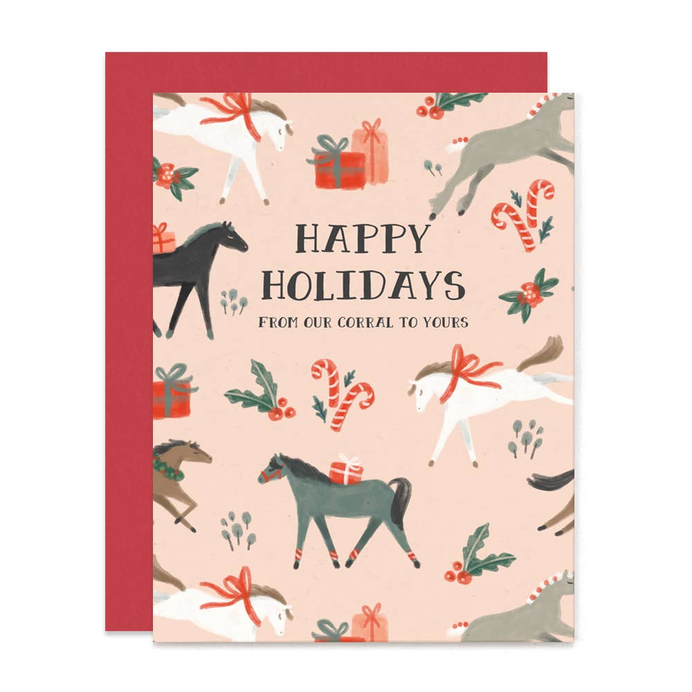 Holiday Corral Card