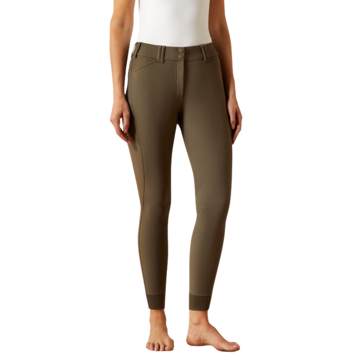 Ariat Tri Factor Grip Knee Patch Breech Banyan