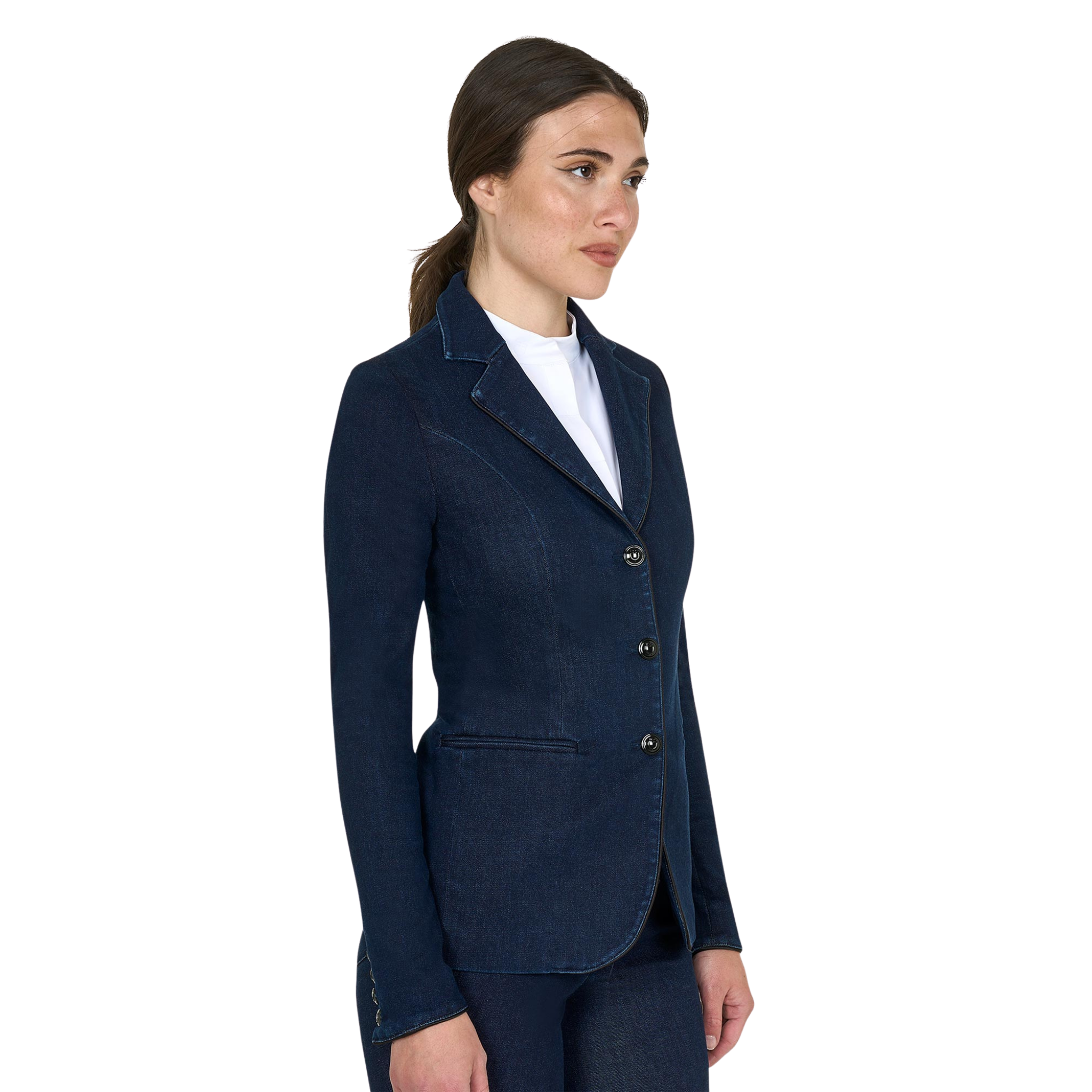 Equestro Ladies Competition Jacket Denim
