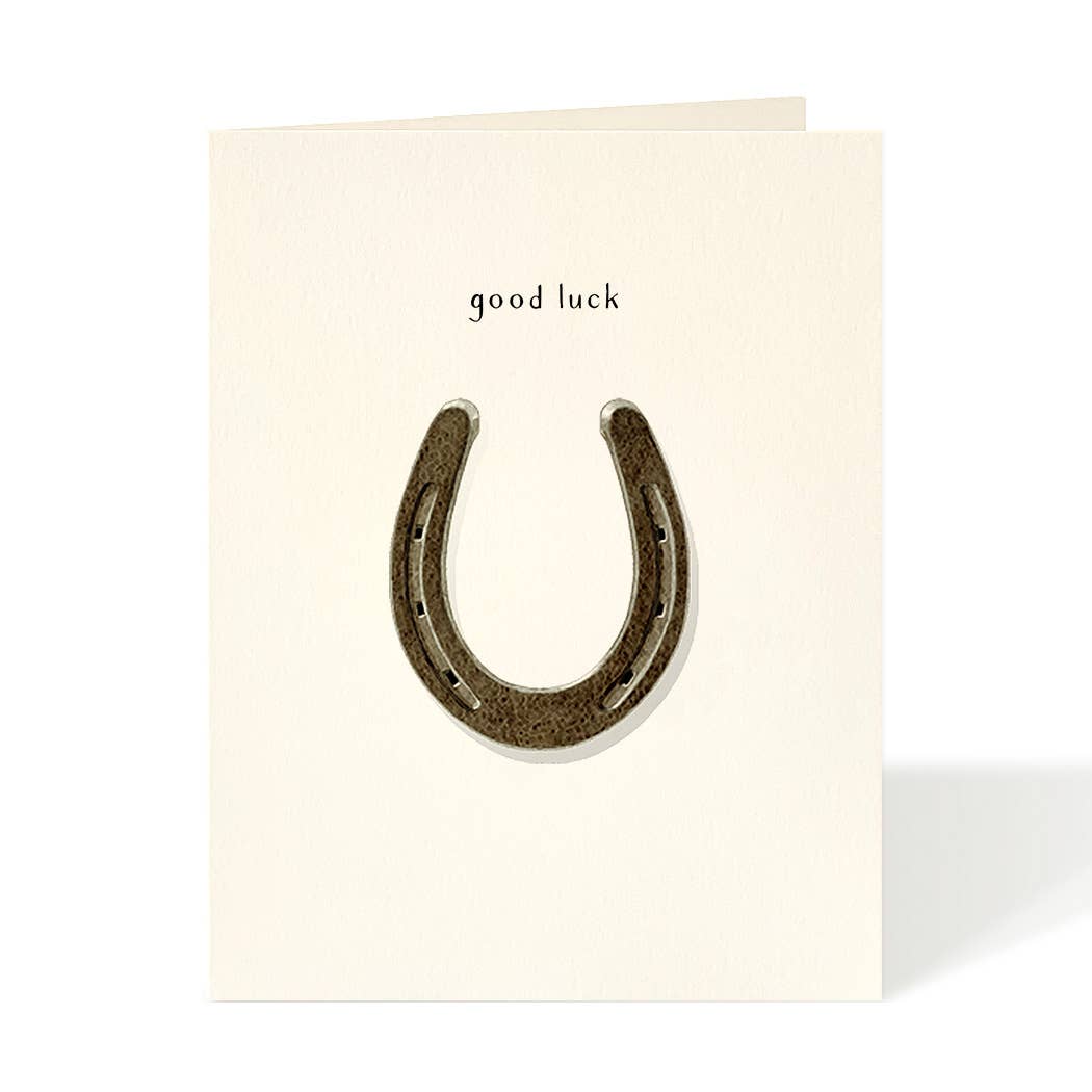 Lucky Horseshoe Greeting Card