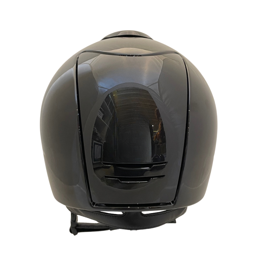 KEP Cromo 2.0 Black Shine with Rose Gold Chrome & Cristalli Logo Helmet