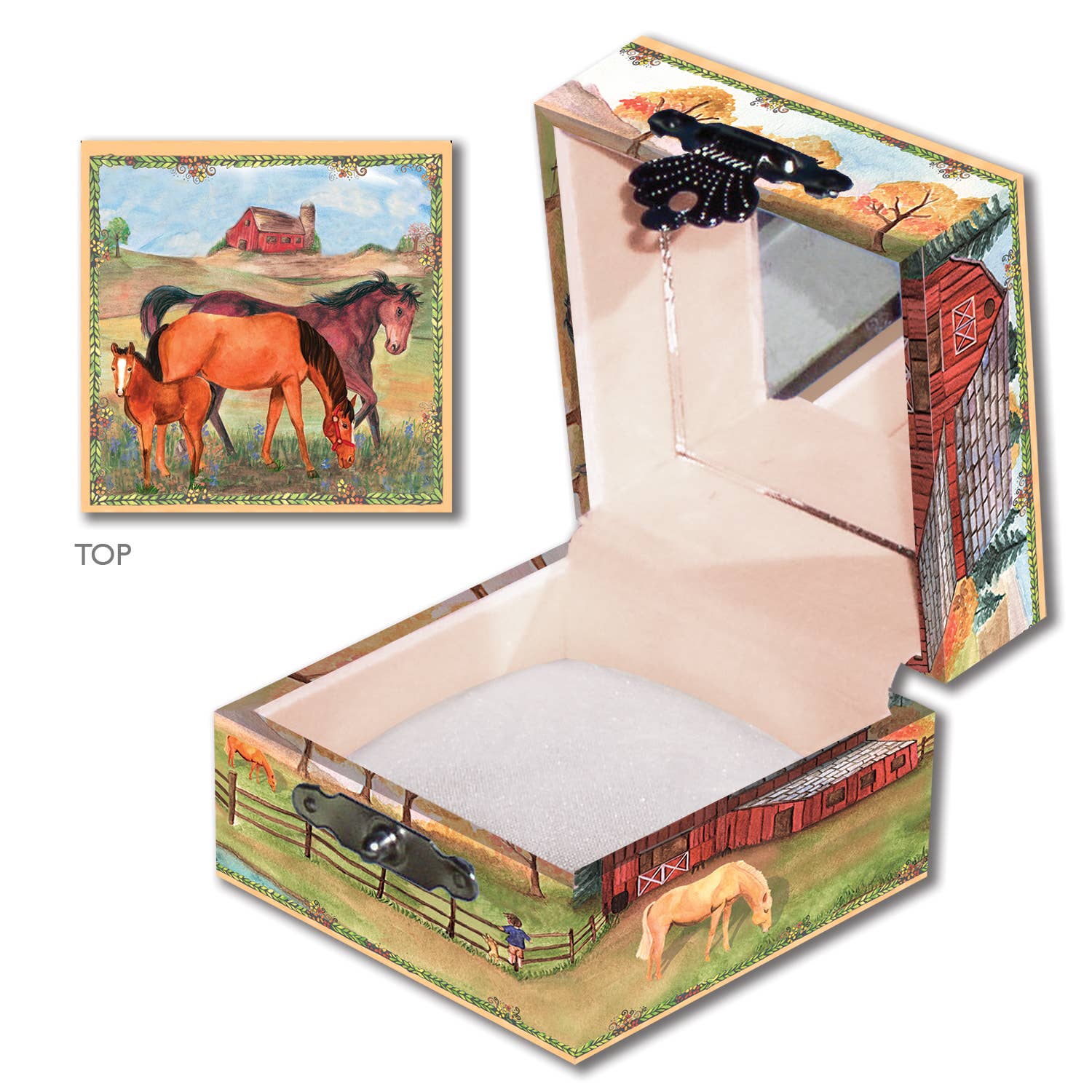 Tiny Treasure Boxes - For the Love of Horses Display Pack