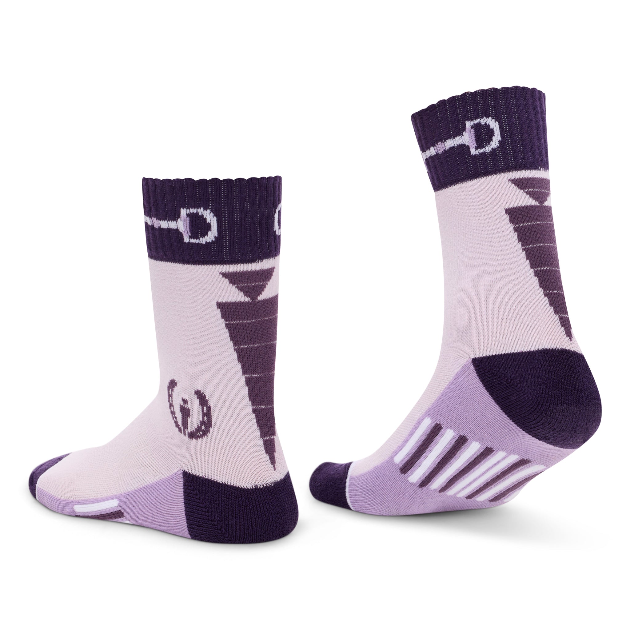 Kerrits Kids Band Of Bits Paddock Boot Socks Lunar Lilac