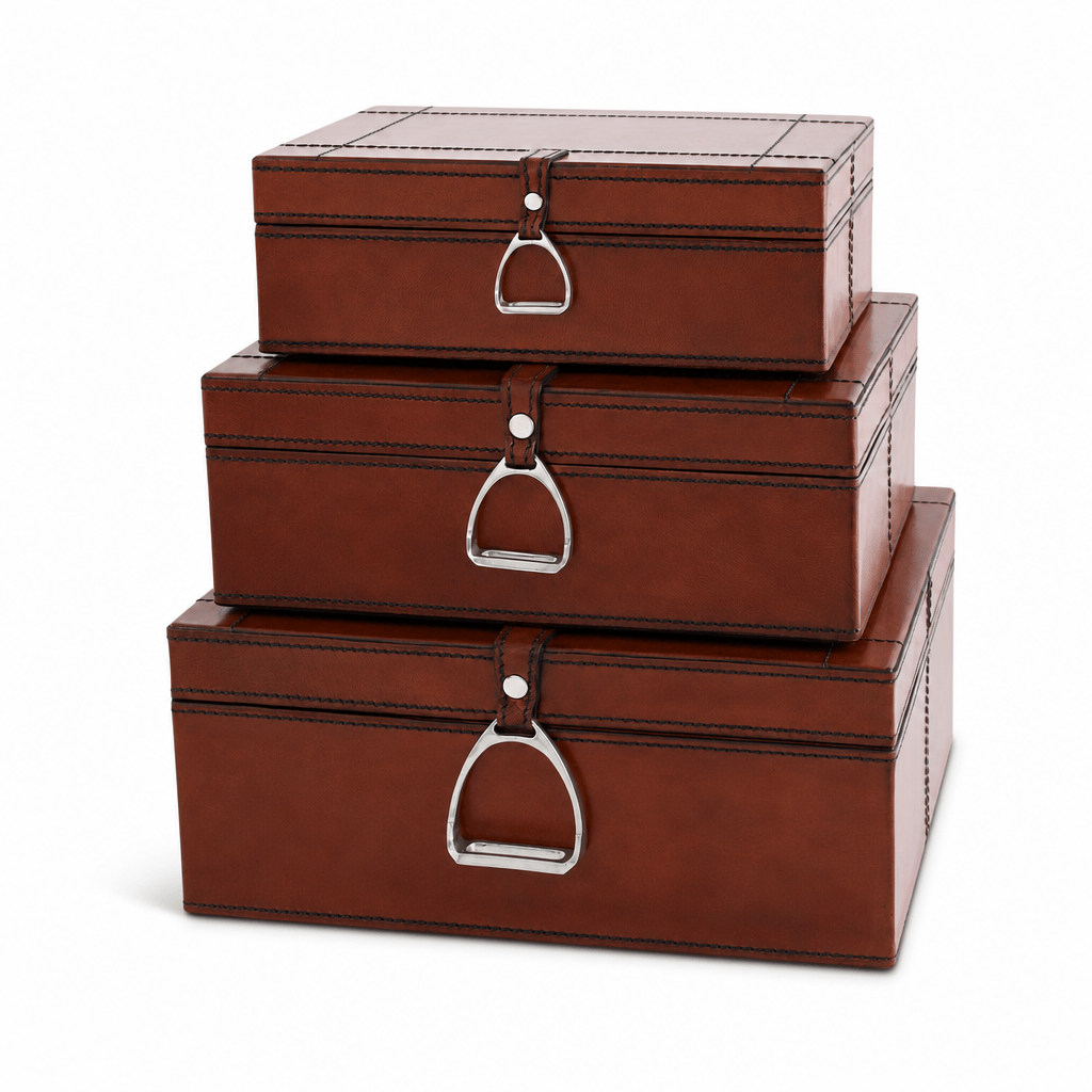 Stirrup Med Leather Box
