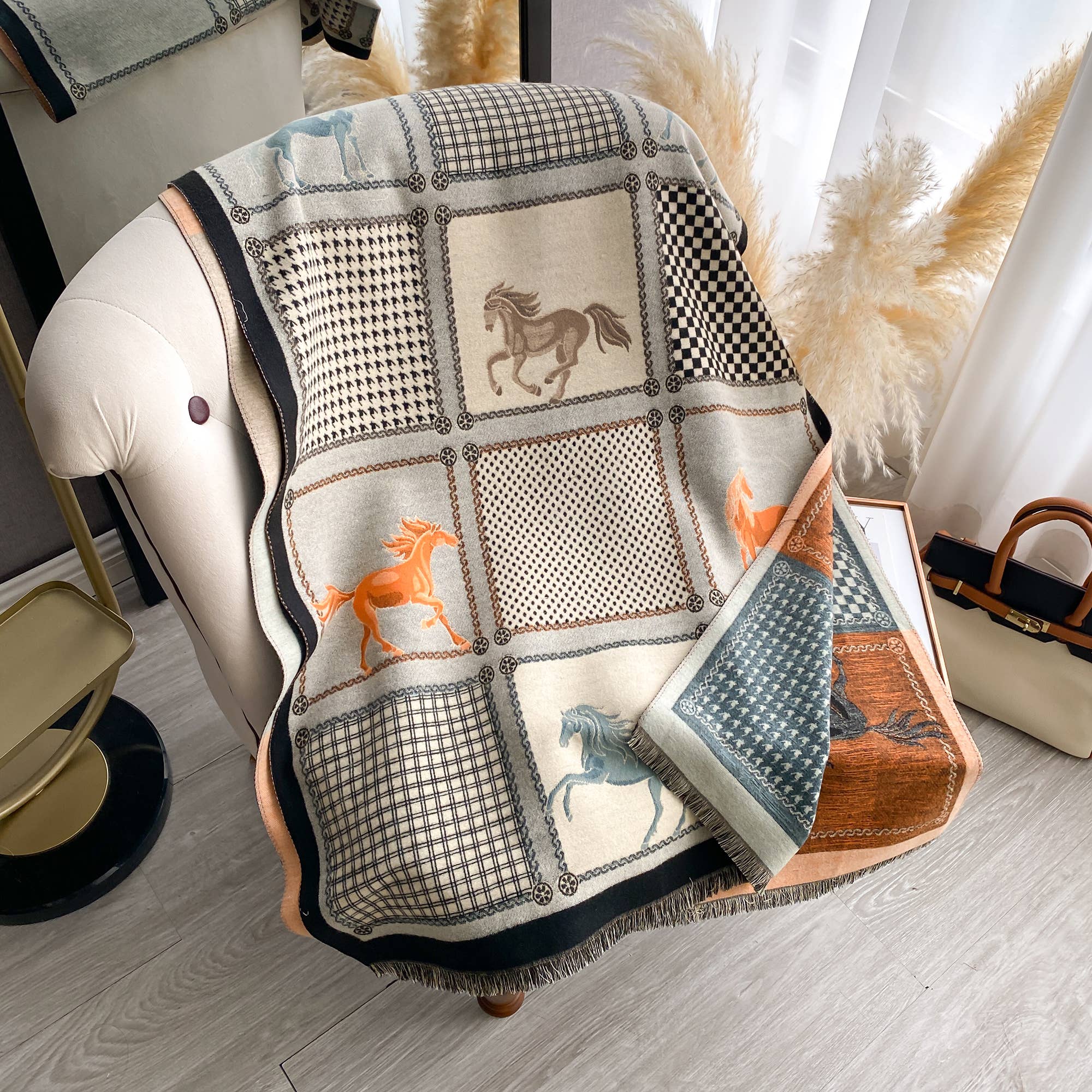 Winding River Black Equine Rearing Reversible Wrap