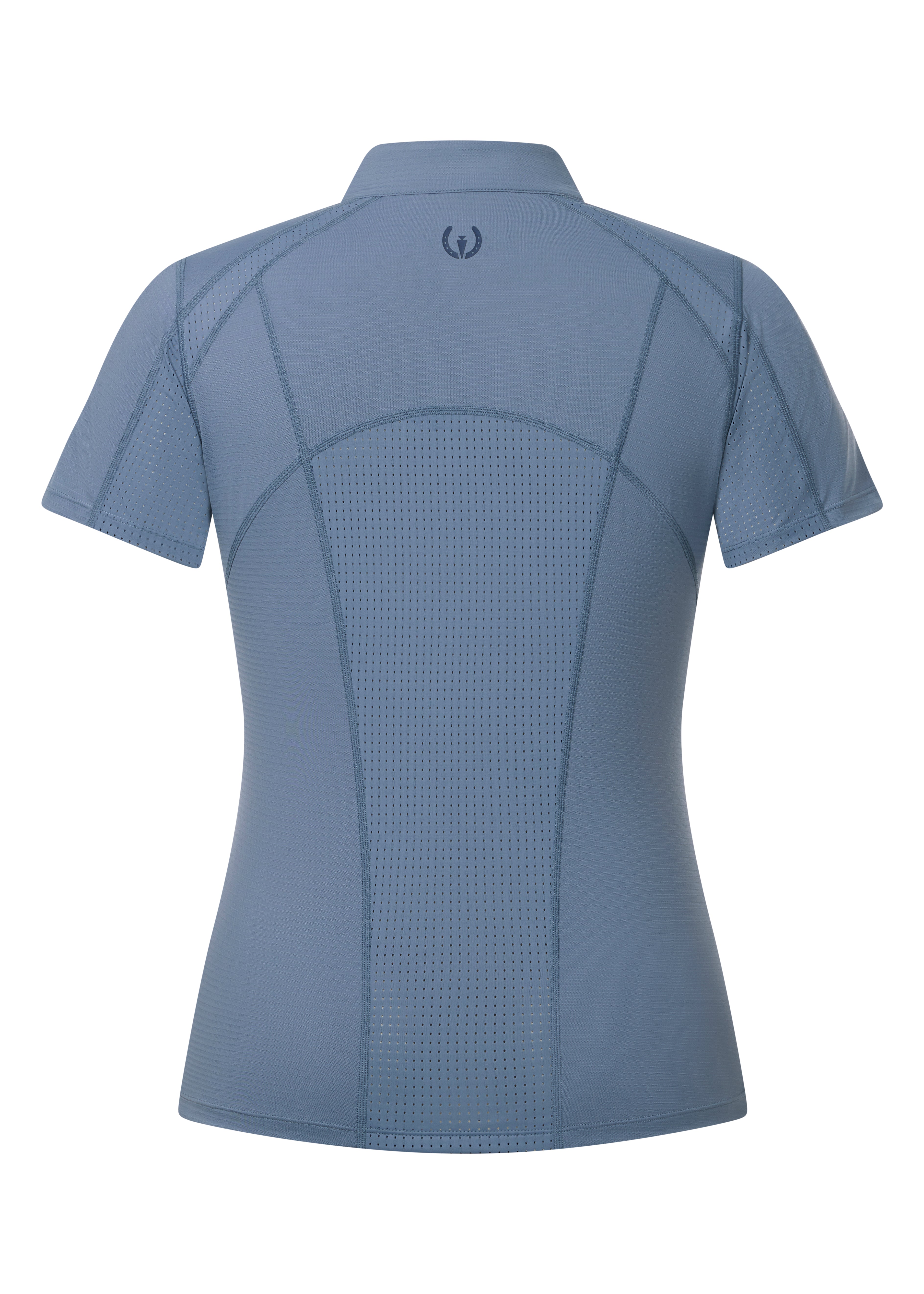 Kerrits Precision Short Sleeve 1/4 Zip Tech Top Dusty Blue