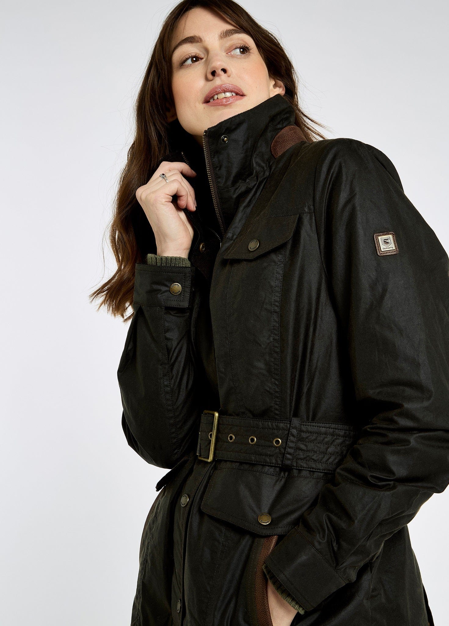 Dubarry Gandon Belted Waxed Jacket