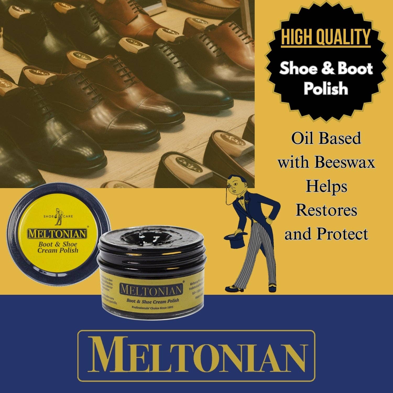 Meltonian Cream Polish - Black
