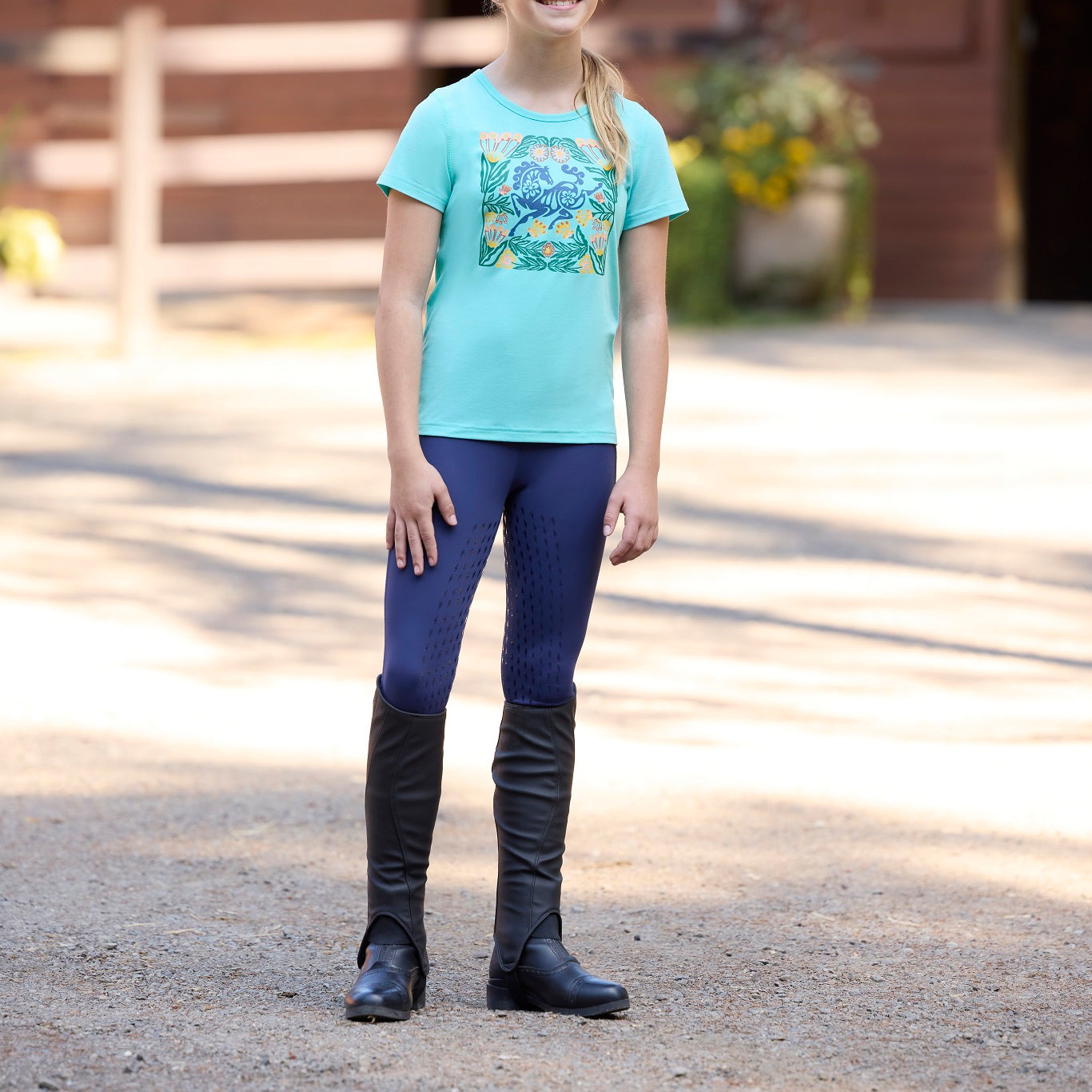 Kerrits Kids CoolCore Full Leg Tech Tight Regal