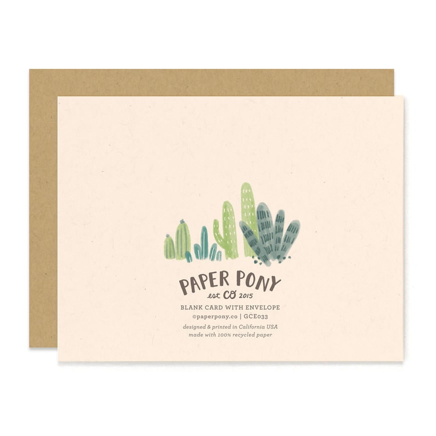 Wild Mustang Thank You Card