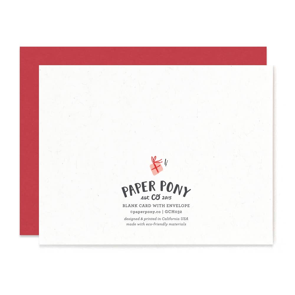 Ho Ho Horses Christmas Card