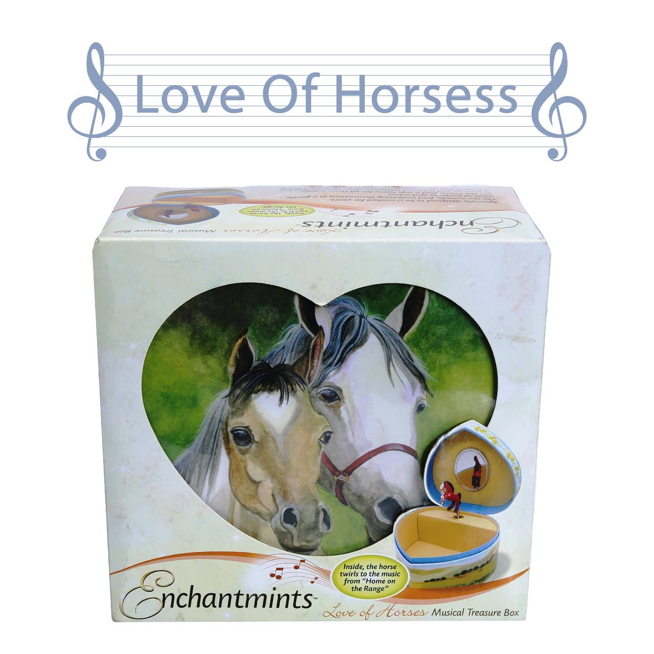 Love Of Horses Musical Jewelry Box