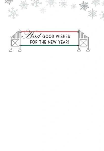 Happy Holidays Jumper Horse Christmas Card