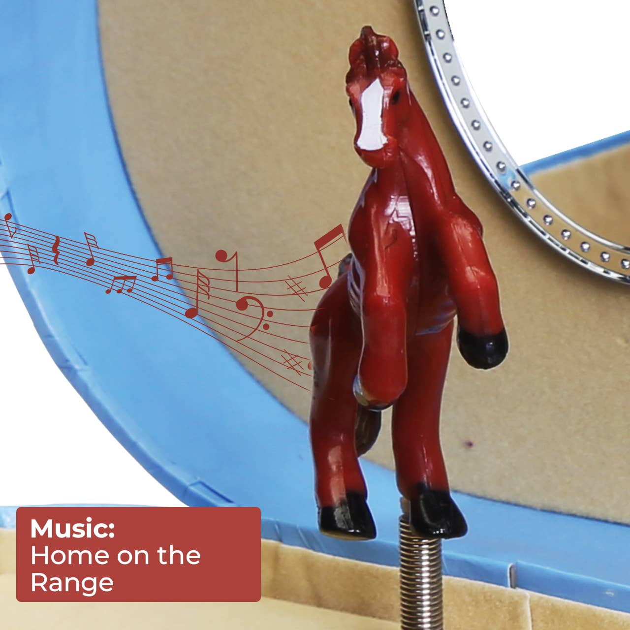 Love Of Horses Musical Jewelry Box