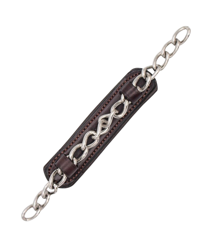 Walsh Leather Curb Chain Cover and Chain