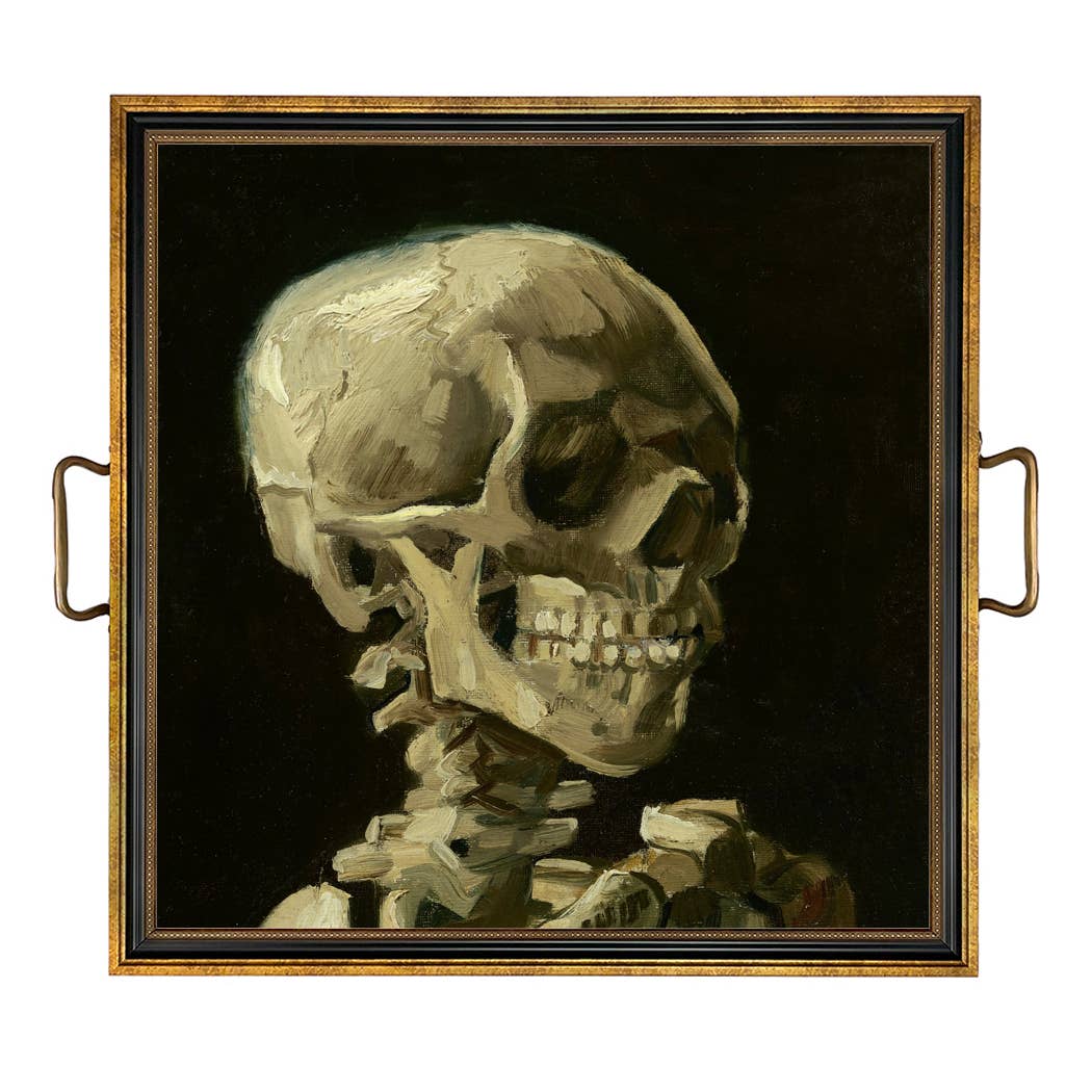 Halloween Skull Decorative Serving Tray