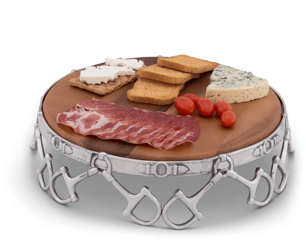Arthur Court Equestrian Cheese Pedestal