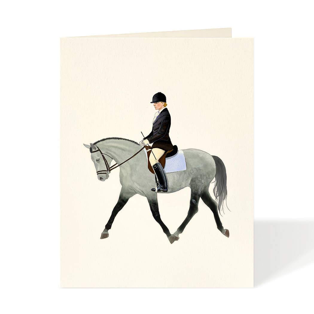 Black Rider Greeting Card
