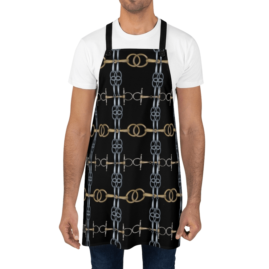 Snaffle Bit Patterned Equestrian Apron