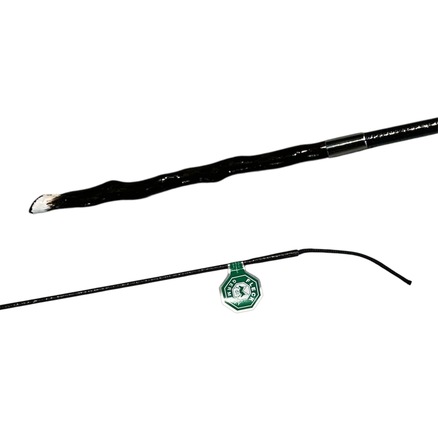 Fleck Dressage Whip with Painted Horse Hoof