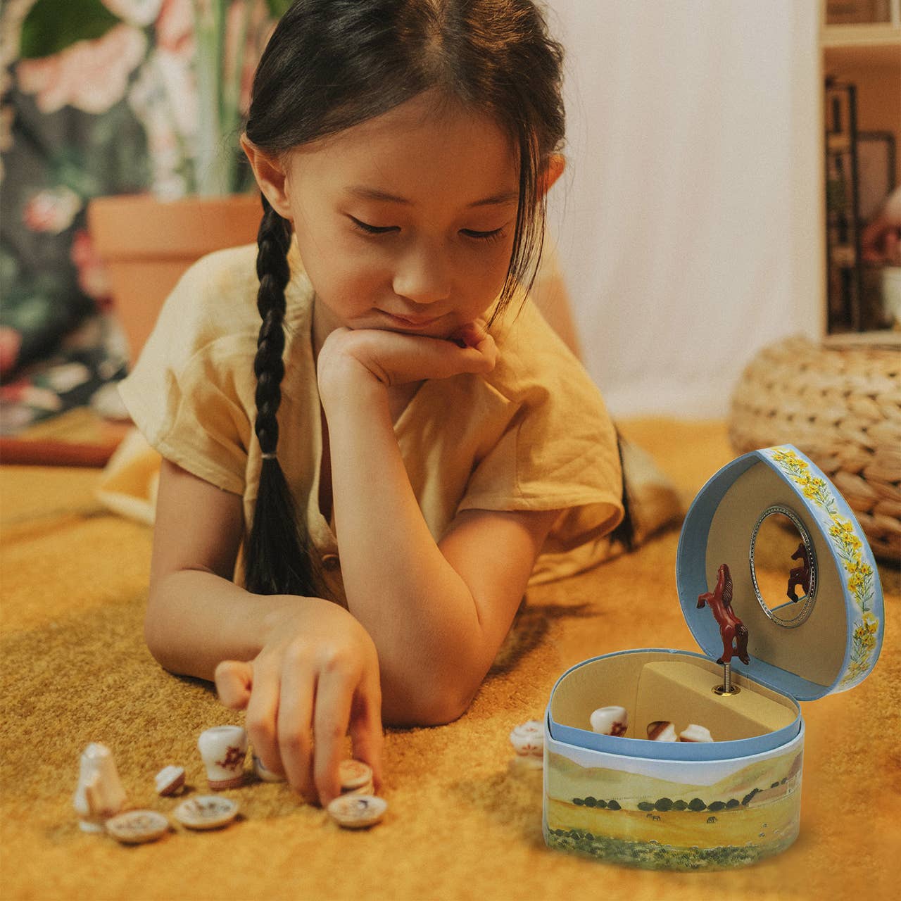 Love Of Horses Musical Jewelry Box