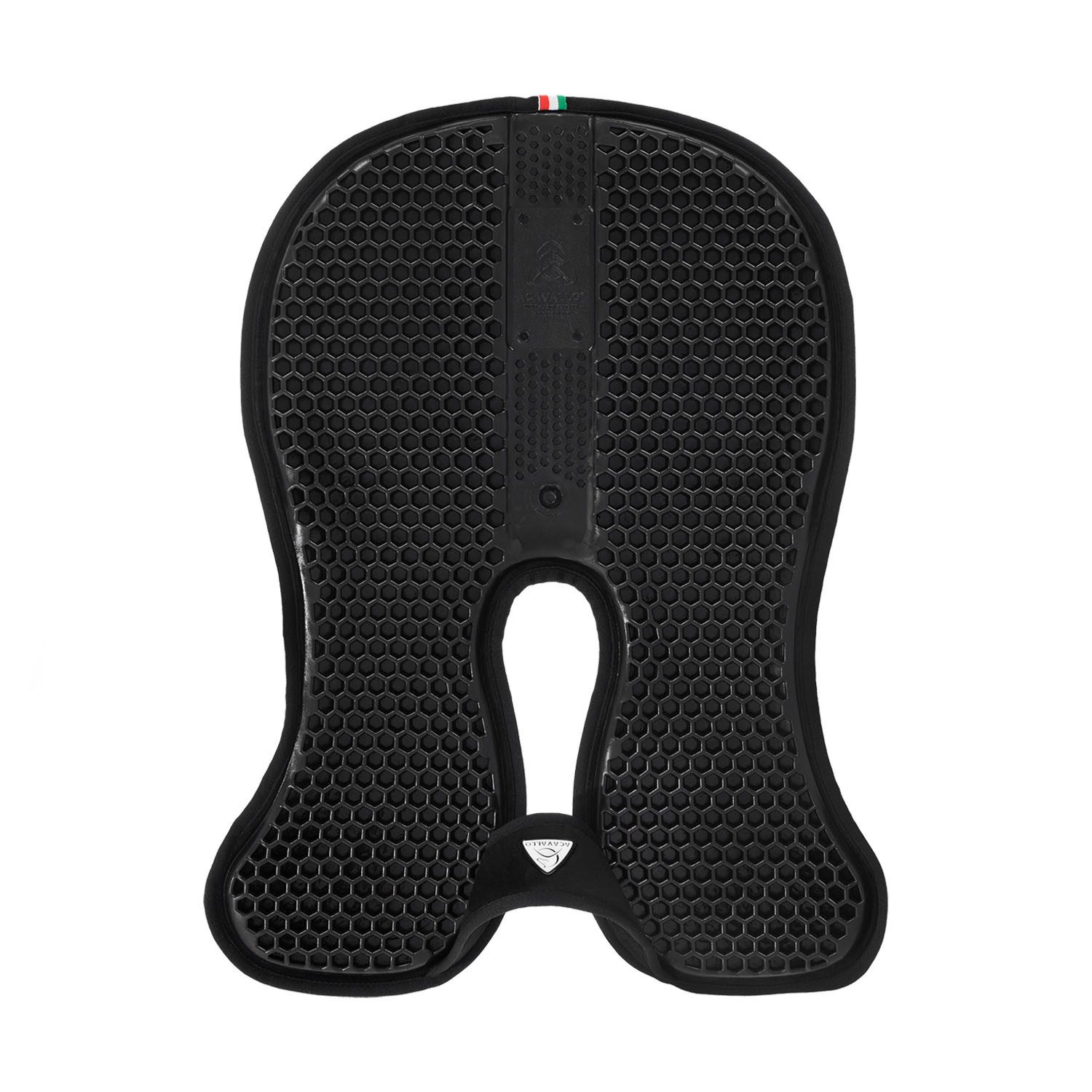 Acavallo Suede Slim Hexagonal Gel Half Pad