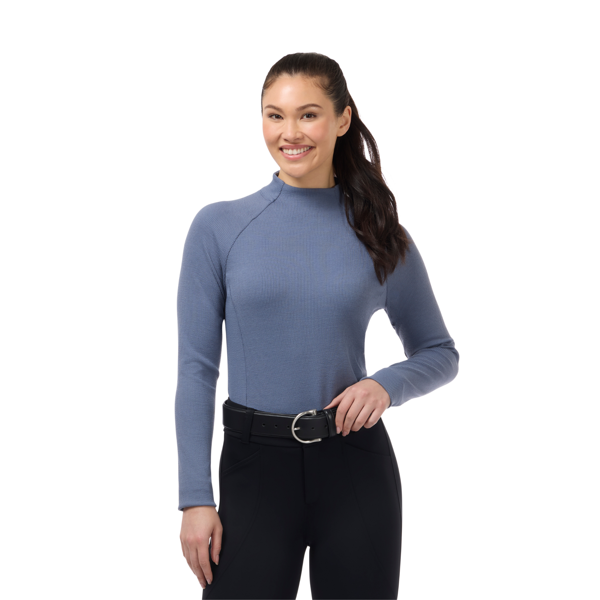 Kerrits Align Textured Mock Neck Shirt