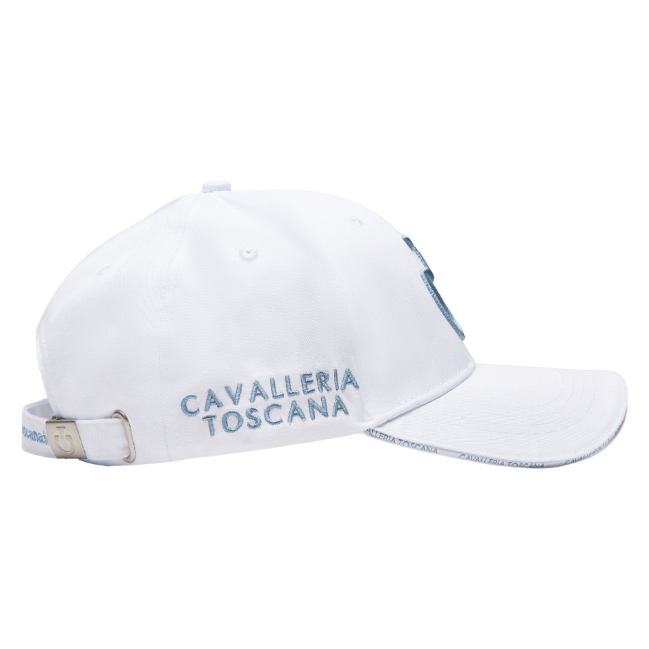Cavalleria Toscana Cap white & blue fog