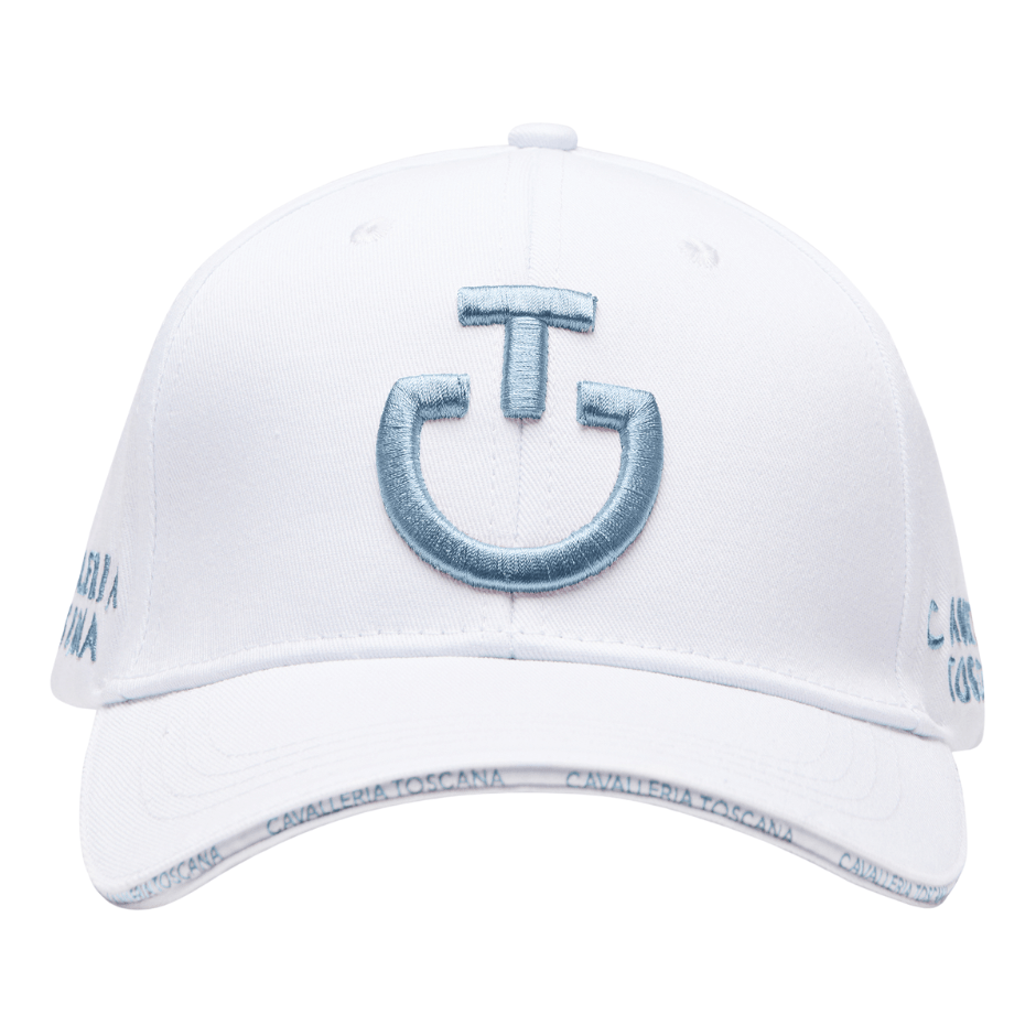 Cavalleria Toscana Cap white & blue fog