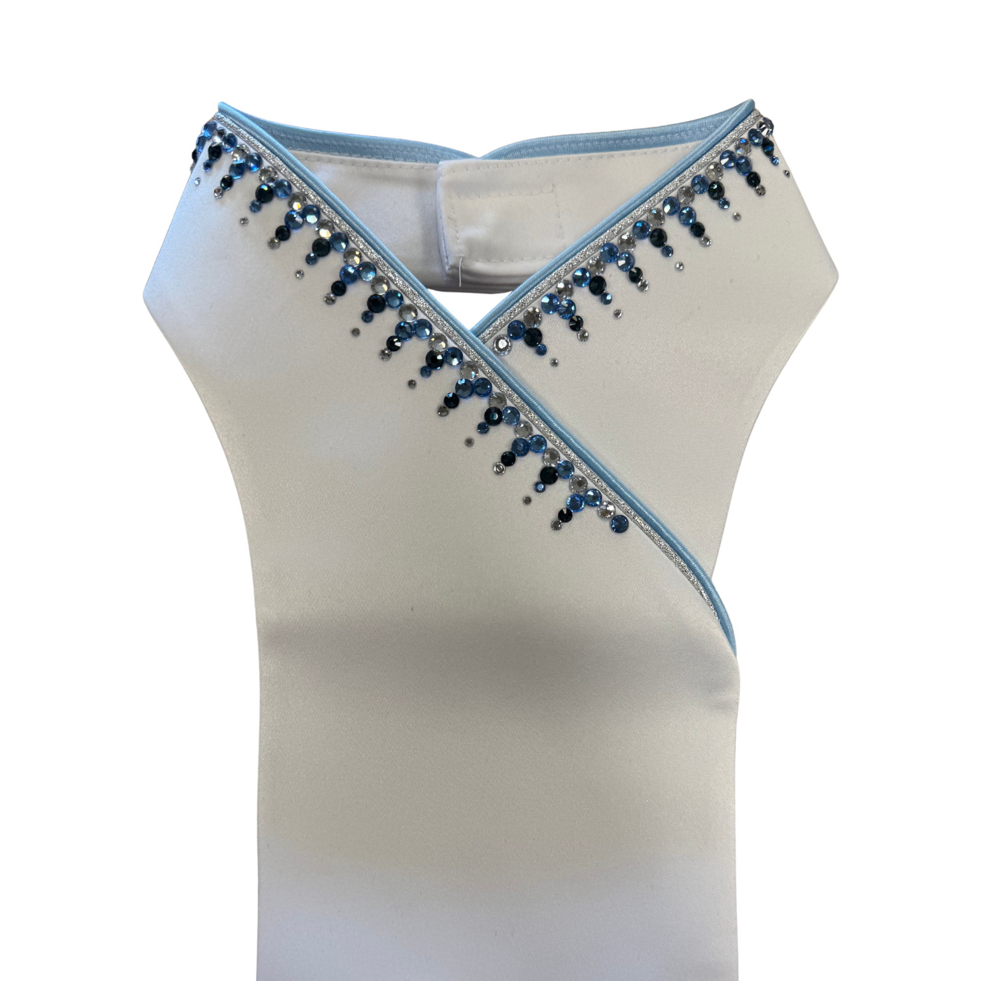 Plastronique Blue Crystal Custom Stock Tie