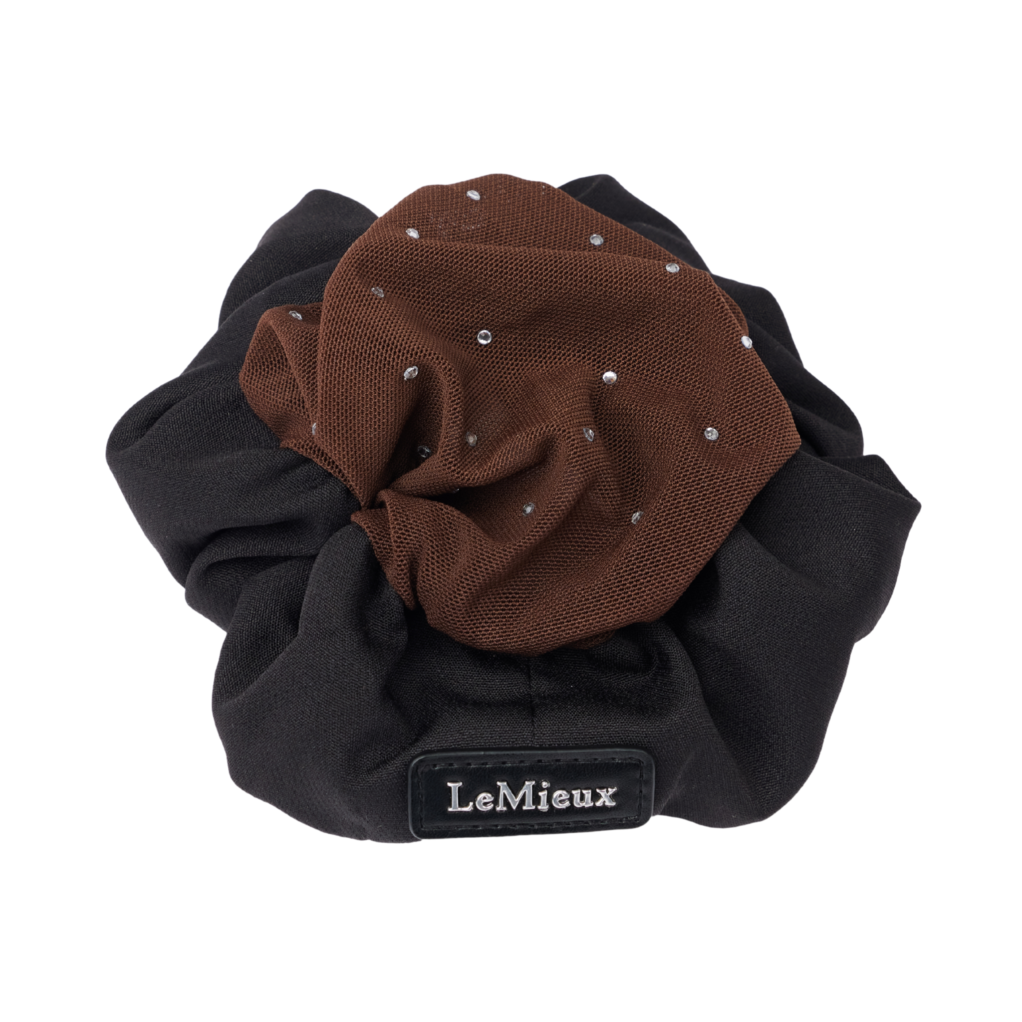 Lemieux Scrunchie with Crystal Hair Net