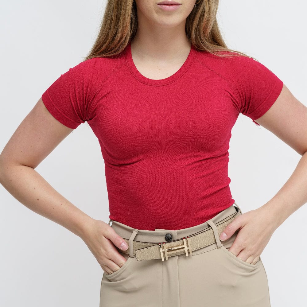 TKEQ Kennedy Seamless 2.0 Short Sleeve - Sour Cherry