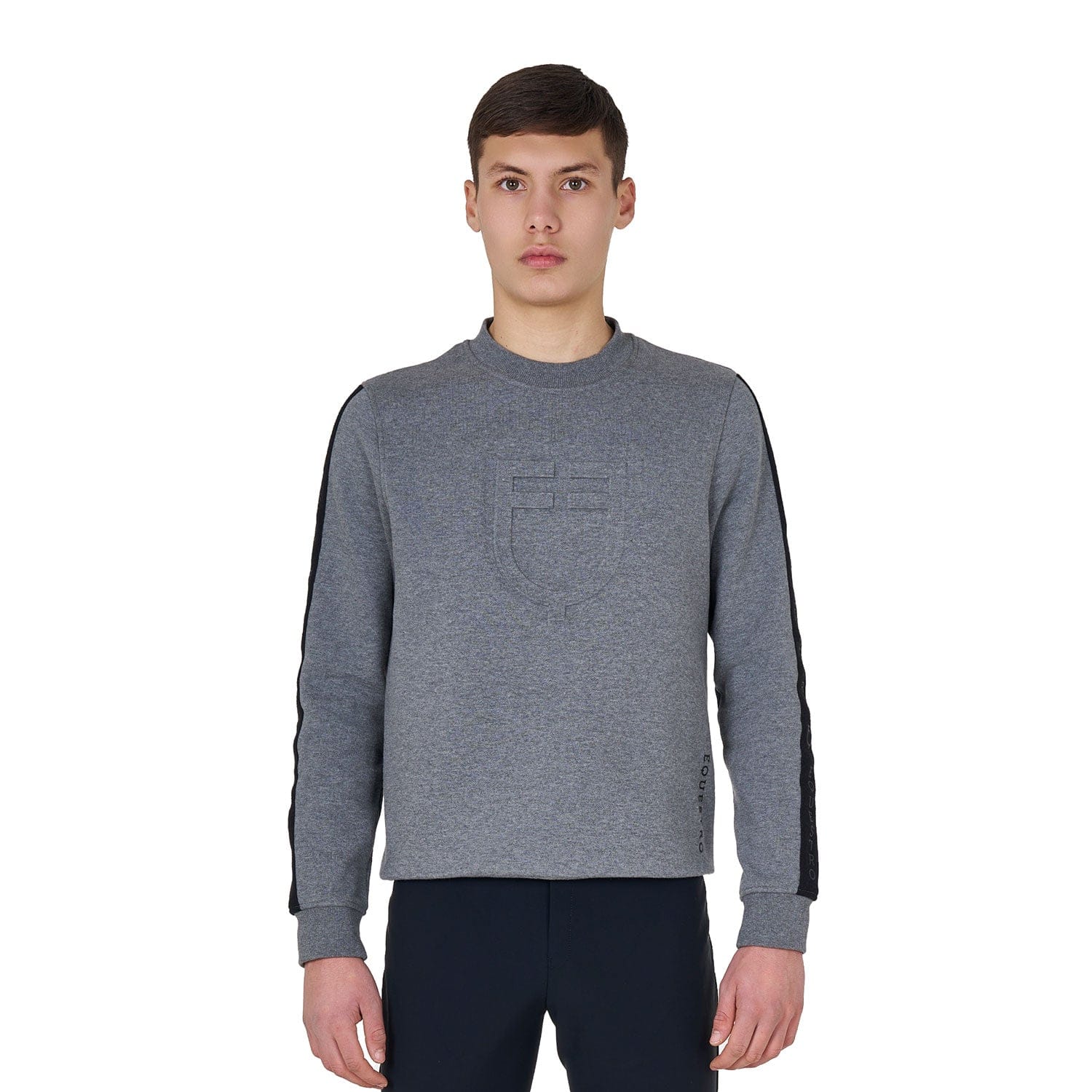 Equestro Mens Winter Crewneck Sweatshirt