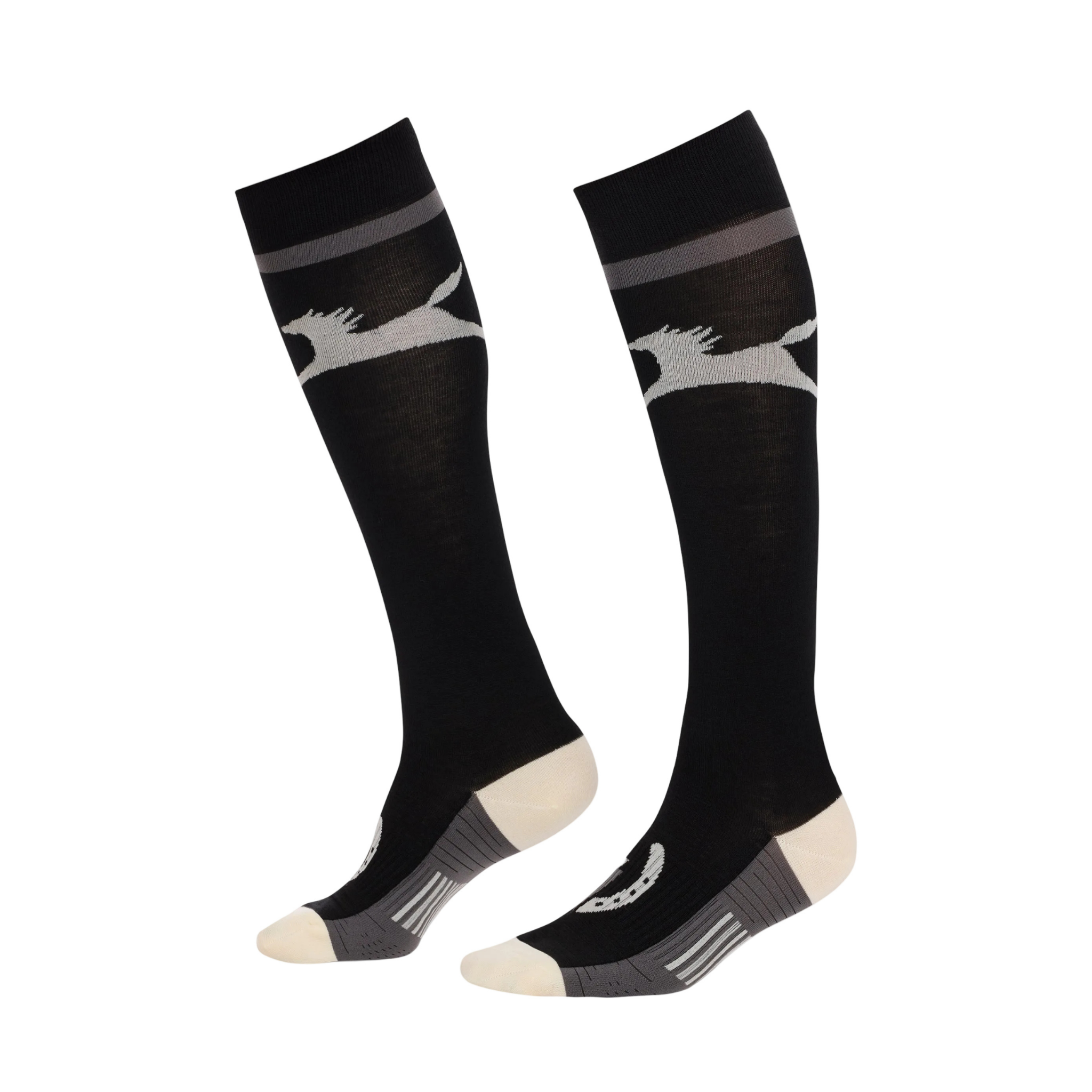 Flying Horse Wool Knee High Socks