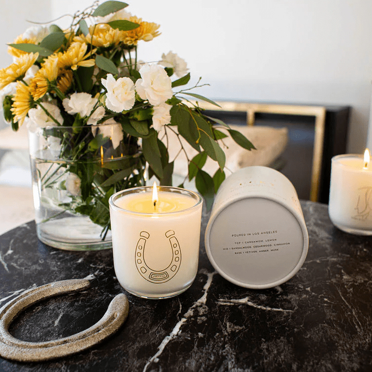 Horseshoe Lucky Soy Candle