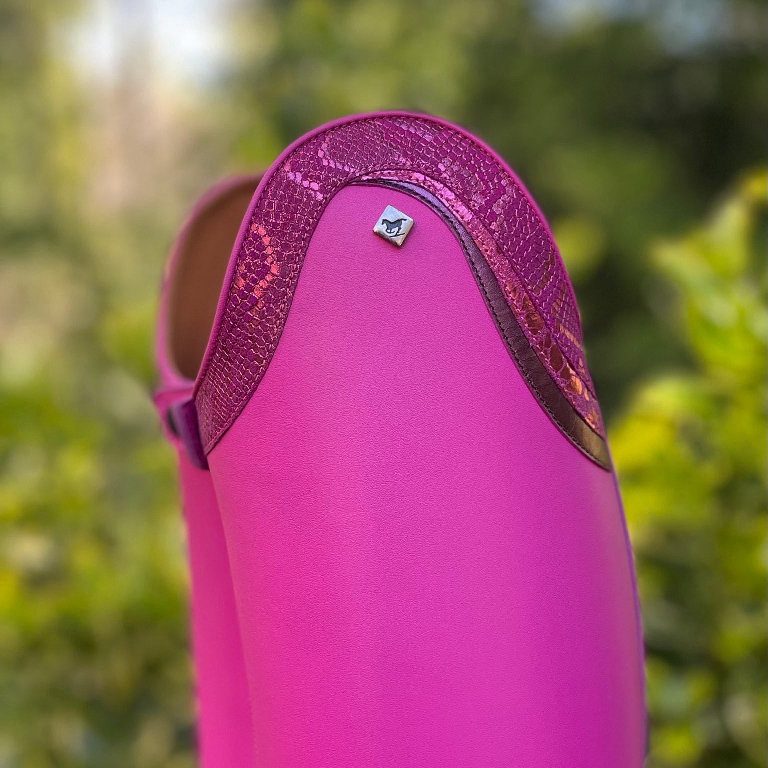 DeNiro Bellini Dressage Boot - WRAT Malva Pink with Triss Magenta Regal